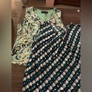 Woman”s xl/14 sleeveless blouse bundle (M30)